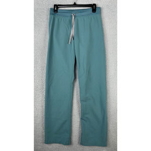 Figs Pants Womens‎ Extra Small Blue Green Technical Collection Scrub Drawstring